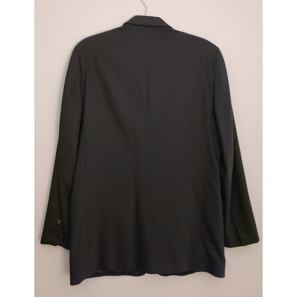 Roberto Villini Mens Wool Blend Blazer Jacket 42L Gray 3-Button SK Famous Brands - Picture 3 of 7